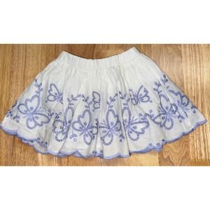 Cat & Jack Girls 2t Purple & White‎ Butterfly Skirt